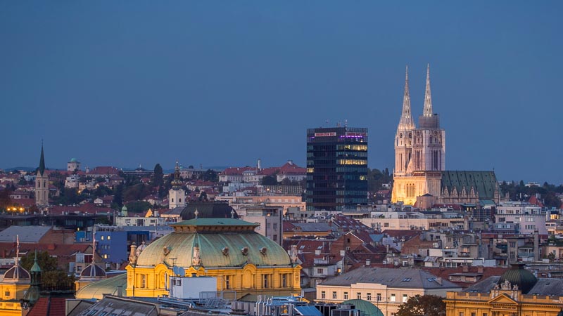 City of Zagreb, Croatia where you can get dental implants from SOTA Dental.