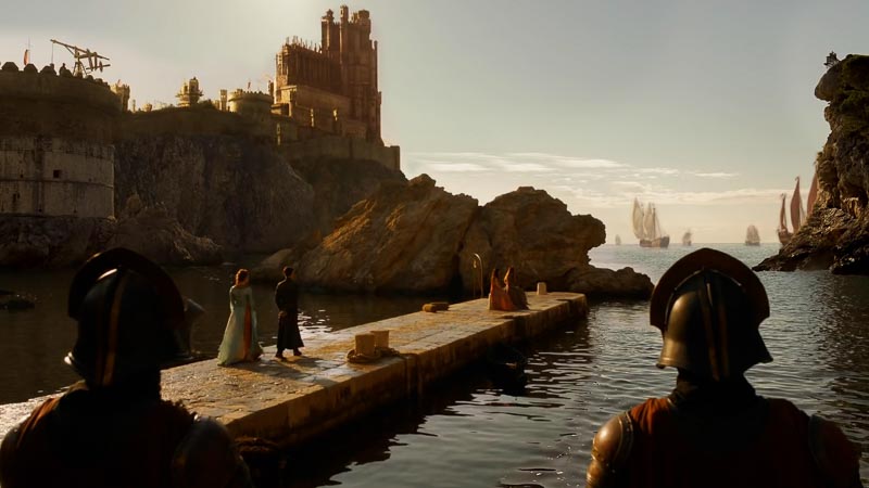A scene from Game of Thrones in Dubrovnik, Croatia.