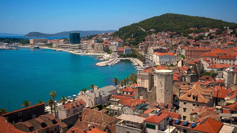 The city of Split Croatia, where you can get dental implants at SOTA Dental.